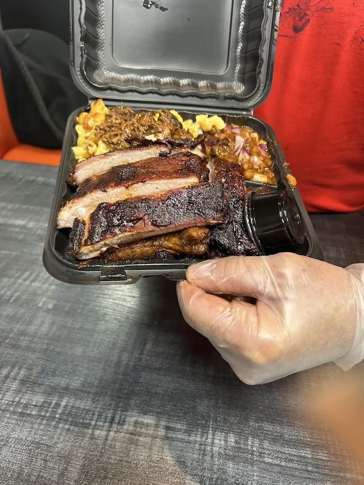 Smoked Ribs with Pulled Pork